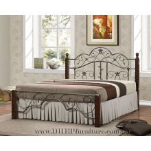 Wooden Queen Bed, Bedroom Furniture, Classical duoble bed